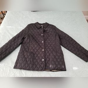 LL Bean Women's Black Quilted Coat